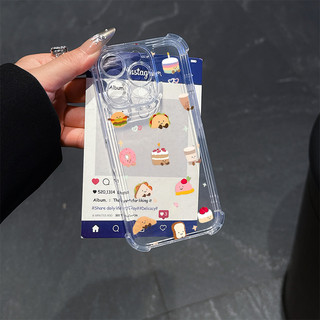Jelly Cat Nơ Thực Phẩm Động Vật Hoạt Hình Dành Cho Motorola Edge 70 60 50 Fusion Pro Neo G06 G72 G60 G56 G24 E15 G86 Power G Stylus 5G 2025 Vỏ Điện Thoại Chống Va Đập Trong Suốt Chống Sốc