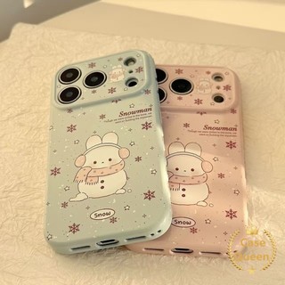 Phim hoạt hình dễ thương Người tuyết cho IPhone 16 17 15 13 12 11 14 Pro Max XR Air X XS Max 16 15 7 8 Plus Vỏ chống rơi ống kính cao cấp mềm