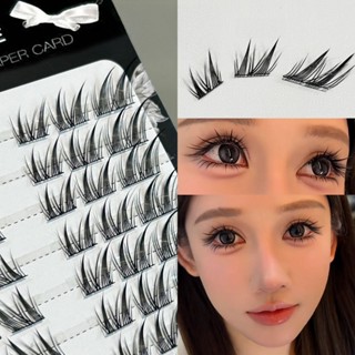 🎁🎁Lông mi giả ngang siêu nhẹ và lâu trôi, kéo dài đuôi mắt một cách tự nhiên
