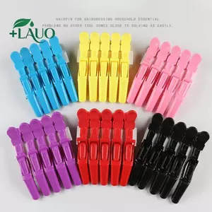 Kẹp tóc nhựa Springevenstar - Bộ 5 cái, phù hợp cho salon tạo mẫu tóc