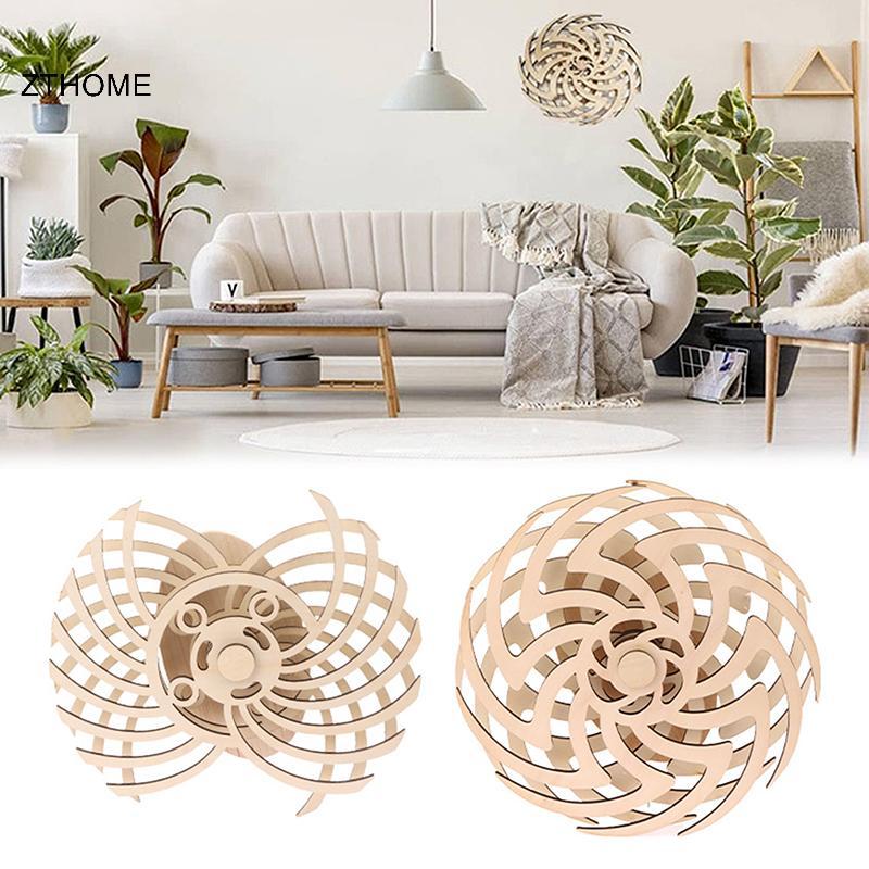 ZTHOME Handmade Retro Điêu Khắc Di Chuyển Nghệ Thuật Treo Tường Gỗ Cối Xay Gió Đảo Chiều Tượng Cho Phòng Khách Trang Trí Nhà Thủ Công HOT