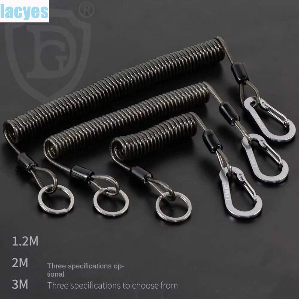 LACYES Dây đàn hồi co giãn chịu lực, khóa leo dây, giữ dây câu, an toàn