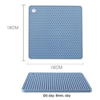 Miếng lót silicone chịu nhiệt cách nhiệt Miếng Lót Bếp/Bàn (Silicone), Chống Trầy Xước, Bảo Vệ Mặt Bếp
