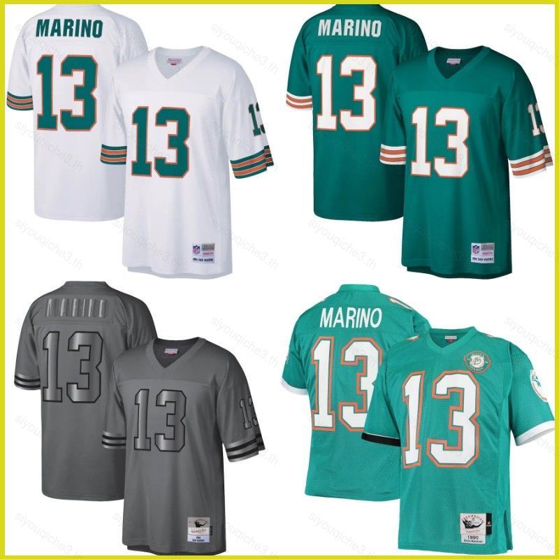 SY3 Miami Dolphins NFL Áo Bóng Đá Marion No.13 Áo Thun Thể Thao Phù Hợp Nhiều Kích Cỡ