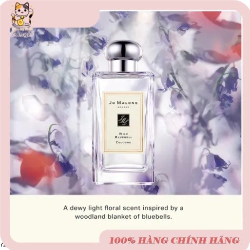 [Chính Hãng] 𝕁𝕠 𝕄𝕒𝕝𝕠𝕟𝕖 𝐖𝐢𝐥𝐝 𝐁𝐥𝐮𝐞𝐛𝐞𝐥𝐥 9ML/30ML/100ML | Nước Hoa Hoa Full Box/ Full Size
