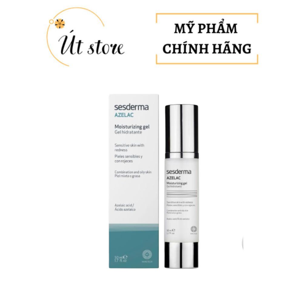 Gel Dưỡng Ẩm Chống Oxy Hóa Dành Cho Da Dầu Nhạy Cảm Sesderma Azelac Moisturizing Gel 50ml