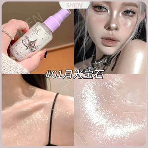 CAPPUVINI Diamond Fine Flash Body Spray Khí quyển Nước bóng nhấp nháy Cô gái nóng bỏng