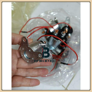 Rơ Le Đề Khởi Động Máy Phát Điện 2KW 3KW Dùng Cho Động Cơ Xăng 168F, GX160, GX200 (Rơle Bình Ắc Quy 12V)
