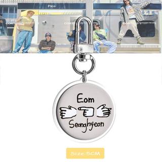 Kpop CORTIS Keychain Acrylic Color Outside The Lines Album KEONHO JUHOON SEONGHYEON JAMES MARTIN Keyring Bag Fan