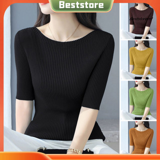 Cửa hàng tốt nhất | Áo thun nữ đa năng, sành điệu với thiết kếSlim Fit nửa tay, cổ tròn phù hợp mặc hàng ngày phong cách Đông Nam Á