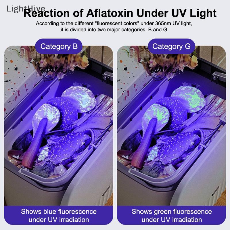 [LightHive] Đèn kiểm tra rau củ bằng tia cực tím Đèn pin kiểm tra chất huỳnh quang (TH)