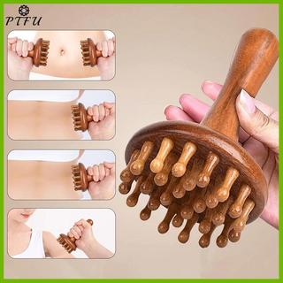 PTFU Di Động Gỗ Đàn Hương Gua Sha Bàn Chải Massage Ne Bụng Chân Cơ Thể Kinh Tuyến Massage Bằng Gỗ Dụng Cụ Massage Mới