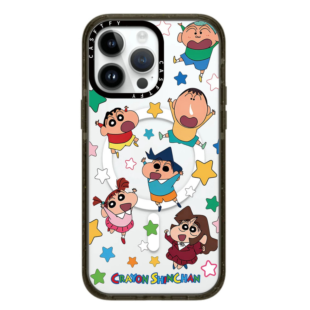 CASETi Gương Crayon Shin-Chan Biểu Hiện Kiểm Tra Ngôi Sao Cùng Phong Cách 16 Thích Hợp Cho 15ProMax Apple 14