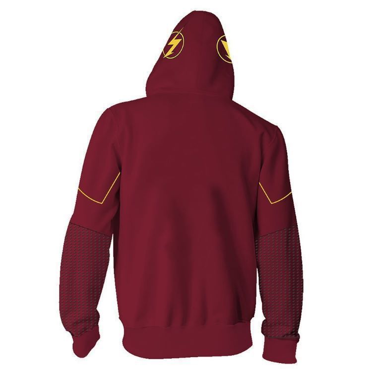 Áo khoác thời trang với zipper và họa tiết siêu anh hùng, in kỹ thuật số