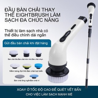 Bàn Chải điện 9 Trong 1 Làm Sạch Quay USB Đa Năng Có Thể Điều Chỉnh Tốc Thời Gian Động Cao Cấp Nạp Chuyn Dụng Cụ Mạnh