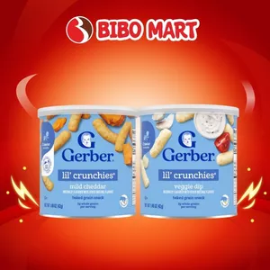 Bánh Ăn Dặm Gerber Lil's Crunchies Bổ Sung Dưỡng Chất Cho Bé 8 Tháng - Bibo Mart