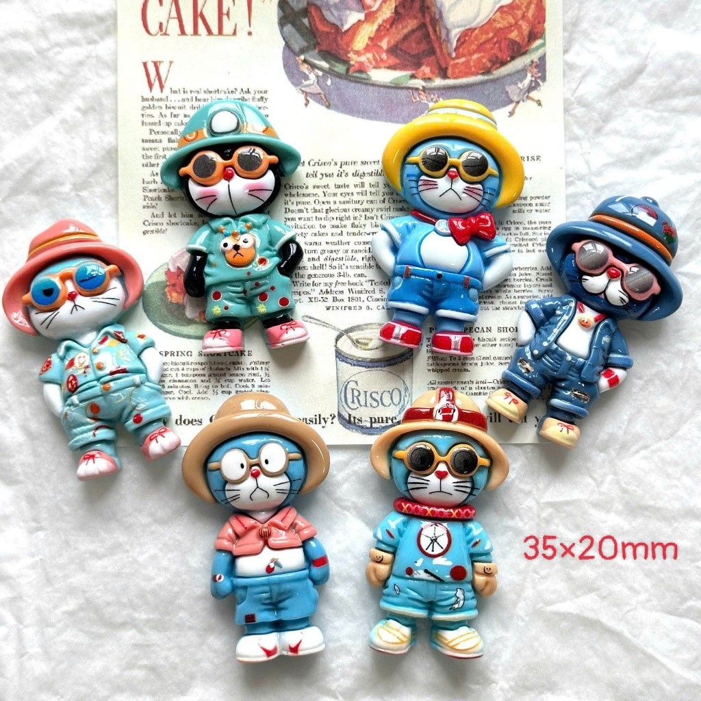 Set charm Doraemon: Biệt đồi mèo ngầu- StreetStyle cực chất