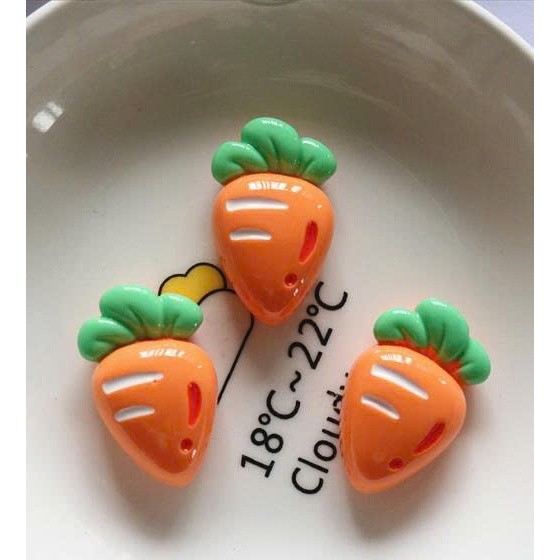 Set charm Kẹo trái cây cute- Set 8 món hoa quả nhiệt đới dễ thương