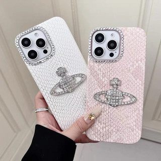 Ốp điện thoại giả da hành tinh ba chiều DIY cho iphone 17 17ProMax 17Pro Vỏ 16 15 14 13 12 11 Pro Max Vỏ điện thoại