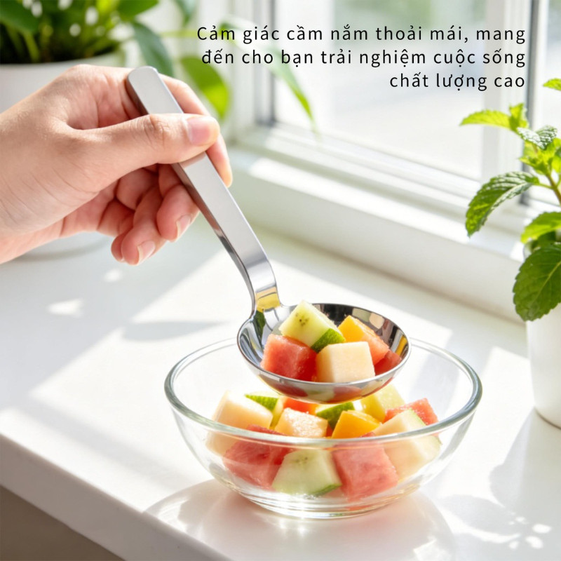 Thìa Vá/Muôi Canh Inox Cao Cấp, Bản To Dày Dặn, Dễ Vệ Sinh, Dùng Để Múc Canh Và Chia Đồ Ăn Trong Gia Đình -thìa Inox