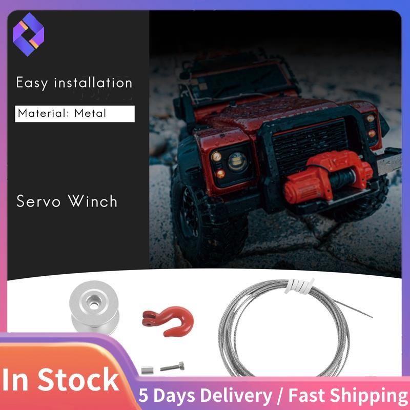 25T Vô Lăng Servo Tời Bánh Xe Cho 1 / 10 RC Xe Bánh Xích TRX4 D90 D110 Scx10 90046