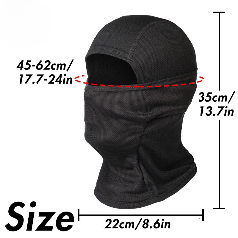 Mặt nạ Balaclava cho xe máy - Co giãn cổ, làm mát, đa năng
