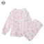 Bộ đồ ngủ cotton nguyên chất dài tay dành cho trẻ nhỏ - quần áo loungewear dễ thương, mềm mại và thoải mái quanh năm.