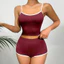 Bộ Đồ Ngủ Màu Trơn Nữ Gợi Cảm Hot Girls Slim-fit Suspender Quần Short Nữ Homewear Suit