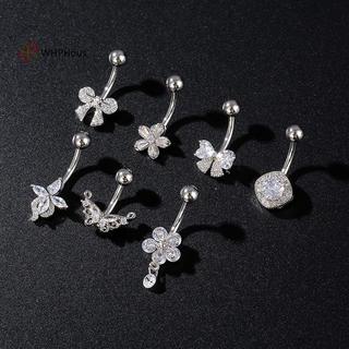 Vòng rốn hoa bướm thép không gỉ - Trang sức cơ thể đẹp và gợi cảm