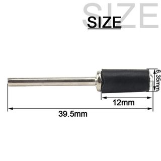 YUUKII 10 Cái / bộ Bộ Vòng Tròn Giấy Nhám, Cao Su 6.35 / 9.5 / 12.7 Mm Chà Nhám Mandrels, 1 / 8inch Máy Mài Thanh Trống Dụng Cụ Mài Mòn