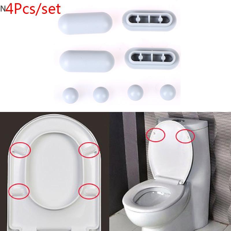 NS 4 Miếng Đệm Chống Trơn Trượt Bồn Cầu Đệm Đệm Bao Cả Ốp Lưng Phòng Tắm Nâng Bộ NS