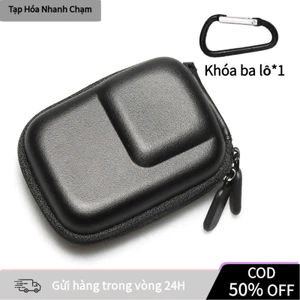 【COD】Hộp lưu trữ PU cho camera, có khả năng chống sốc nhẹ, giữ máy và các phụ kiện nhỏ gọn gàng, tránh thất lạc.
