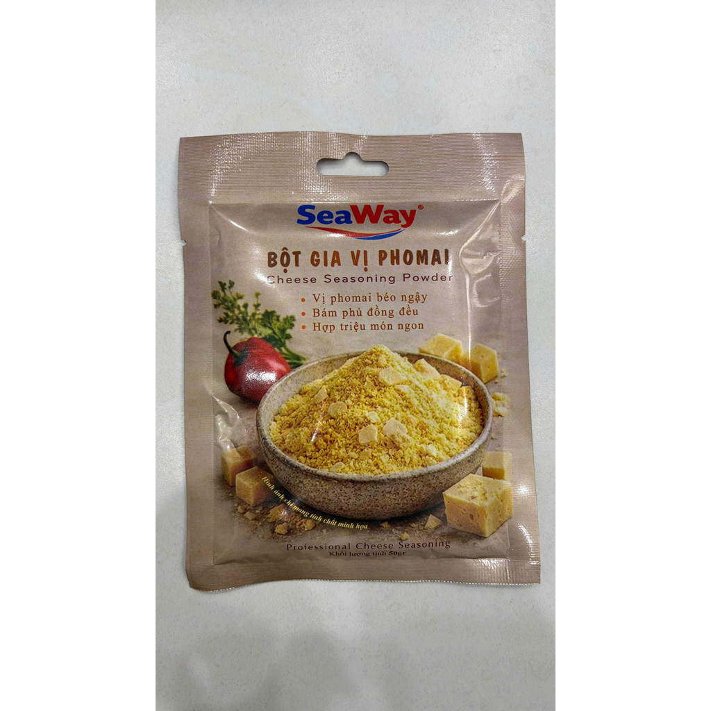 Bột phô mai lắc SeaWay, Lắc khoai tây, gà rán, sốt phô mai - bổ sung Canxi và Protein