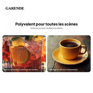 Garende Đồ Uống Đứng Đựng Đồ Uống Hỗ Trợ Bình Nước Giá Đồ Trang Trí Bằng Gỗ Chắc Chắn Cho Nhà Hàng Nhà Bếp Thanh