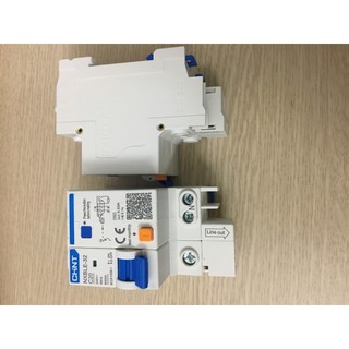 (Freeship) Cầu dao Aptomat chống giật, chống dòng rò CHINT 2P (1P + N ) 10A - 63A (Hàng chính hãng CE- Chữ Tiếng Anh)