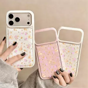 Kem hoa nhỏ cho iPhone 17 16pro trường hợp 11 promax 15Plus trống gói