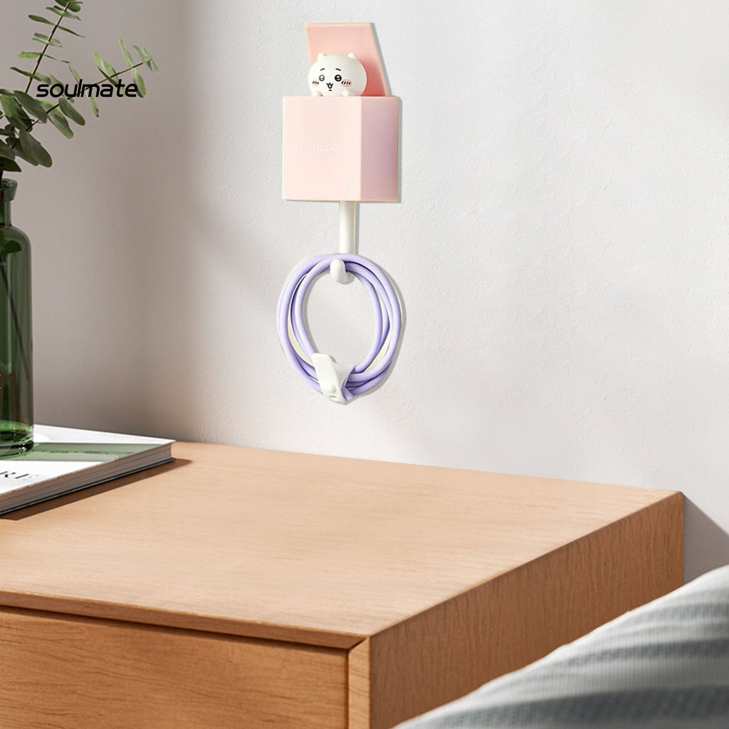 Móc treo tường dính hoạt hình dễ thương – Móc chìa khóa mèo thỏ cho khăn quàng – Móc bật ra trang trí phòng ngủ