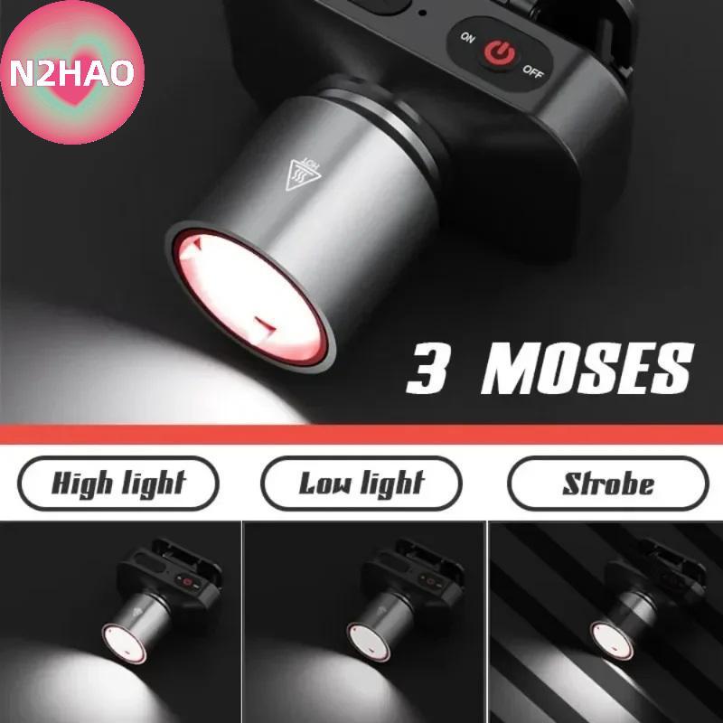 Đèn pha Zoom LED N2HAO - Sạc lại, Chống Nước, Tiêu Cự Điều Chỉnh Được Cho Cắm Trại