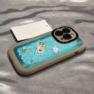 Ốp lưng IPhone 17 16 15 14 13 12 11 Pro Max XRXSMax 78 Plus Shin-Cậu bé bút chì Ốp lưng anime Ốp lưng điện thoại Dẻo mềm