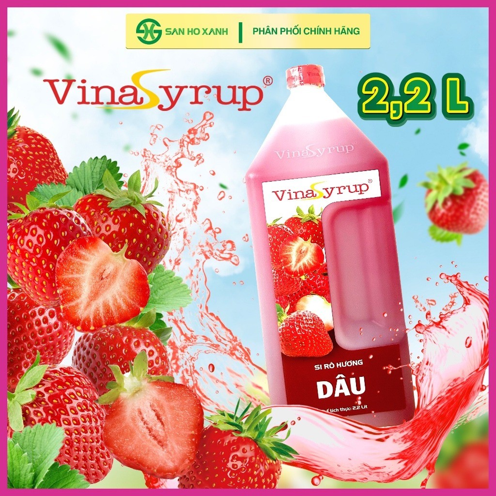 Siro Vina can 2.2L - siro pha chế