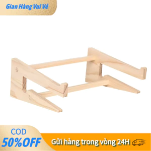Giá Đỡ Laptop Gỗ Cao Su Tự Nhiên 100% Chính Hãng, Màu Nâu Đẹp Mắt, Vô Cùng Chắc Chắn, Độ Bền Cao, Tiêu Chuẩn Xuất Khẩu,