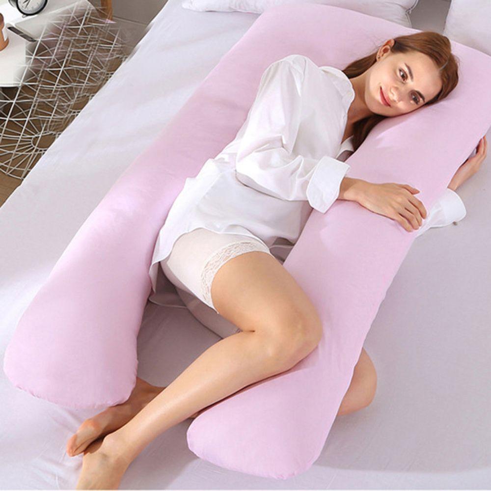 Gối hình chữ U NEAVERLER Vỏ gối kiểu chữ U bằng vải Cotton dành cho bà bầu