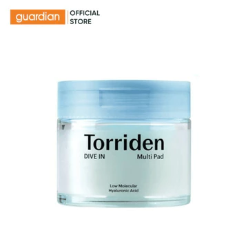 Nước Cân Bằng Toner Cấp Ẩm Dạng Miếng Bông Torriden Dive-in Multi Pad 160ml | Guardian Việt Nam