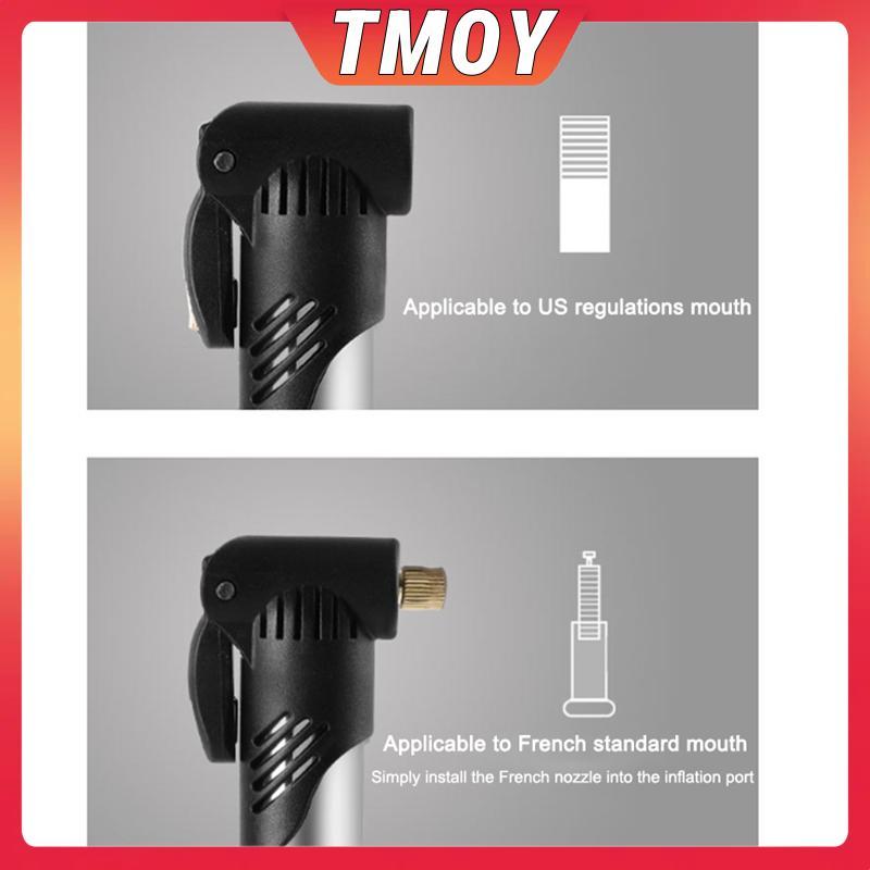 Máy bơm hơi mini cầm tay TMOY cho xe đạp và dụng cụ thể thao