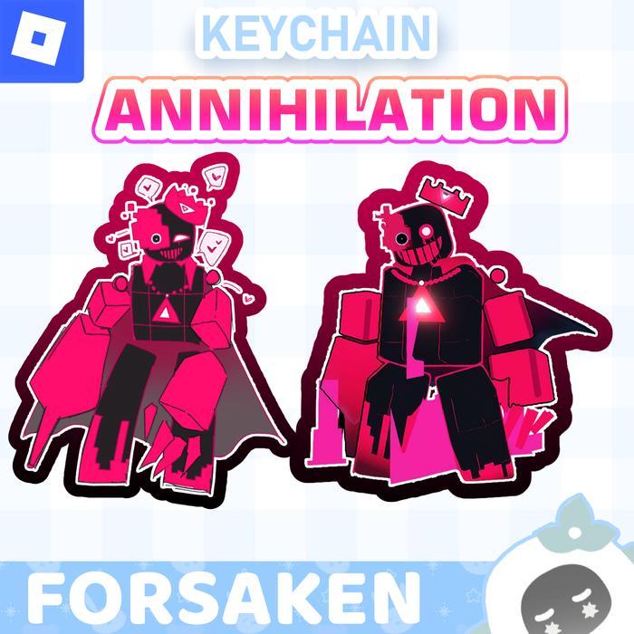 Ganci / Gantungan Kunci Akrilik ROBLOX FORSAKEN JOHN DOE ANNIHILATION - 1