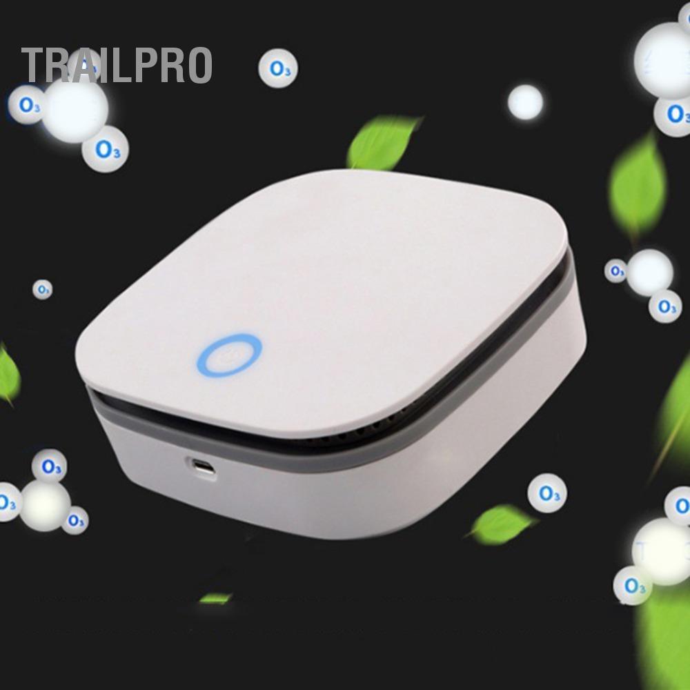 TrailPro Máy Lọc Không Khí Di Động Tạo Ozone O3, Ion Âm, Tiệt Trùng, Khử Mùi, Hẹn Giờ, 2 Chế Độ Cho Gia Đình, Xe Hơi, Văn Phòng