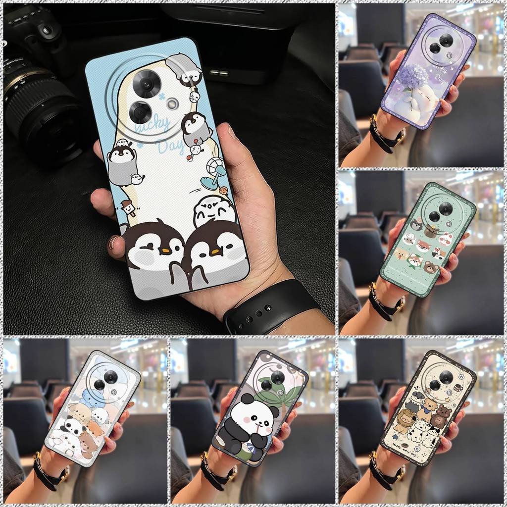 Ốp Điện Thoại Meizu Lucky08 Silicon TPU Mềm Họa Tiết Graffiti Hoạt Hình Động Vật Dễ Thương, Bền Bọc Toàn Bộ, Chống Sốc, Chống Bụi Bẩn, Bảo Vệ