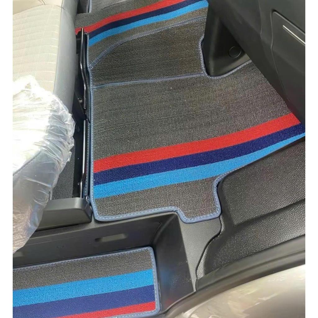 [16 chỗ] Thảm cước lót sàn xe 16 chỗ solati và ford transit đủ các đời xe to may sẵn bo viền theo form xe có khuy bấm