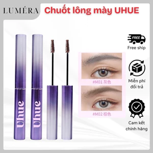 Mascara UHUE chuốt lông mày đổi màu lông mày tự nhiên phù hợp mọi màu tóc siêu tơi chống nước