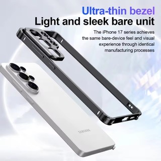 [JLK] Ốp Lưng Khung Kim Loại Nhôm Nhẹ Sang Trọng Cho Samsung S26 Ultra S26 Plus S26 Ốp Lưng Ống Kính Hợp Kim Bảo Vệ Mặt Sau Phụ Kiện